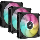 Corsair iCUE ML120 RGB ELITE 120x120x25, Gehäuselüfter schwarz/transparent, 3er Pack inkl. Lighing Node CORE