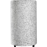 Heitronic Lichtsäule Mundan 400 mm granit, Leuchte grau, mit E27-Fassung, ohne Leuchtmittel