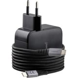 Intenso Intenso Power Adapter W100ACC GaN + C520C Kabel, Ladegerät schwarz, 100 Watt