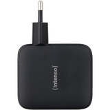 Intenso Intenso Power Adapter W100ACC GaN + C520C Kabel, Ladegerät schwarz, 100 Watt