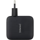  Intenso Power Adapter W100ACC GaN + C520C Kabel, Ladegerät schwarz, 100 Watt