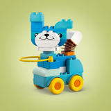 LEGO 10448 DUPLO Town Tiere auf Rädern 3-in-1-Set, Konstruktionsspielzeug 