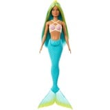Mattel Barbie Meerjungfrau Puppe mit blauen Haaren türkis