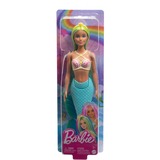 Mattel Barbie Meerjungfrau Puppe mit blauen Haaren türkis