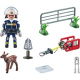 PLAYMOBIL 71467 City Action Feuerwehr-Tierrettung, Konstruktionsspielzeug 