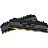 Patriot DIMM 32 GB DDR4-3000 Kit, Arbeitsspeicher schwarz, PVB432G300C6K, Viper 4 Blackout, XMP