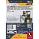 Pegasus Deep Print Games: Witness - Der Sigma-Club, Rätselspiel 