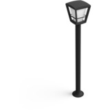 Philips HUE White & Color Ambiance Econic Outdoor Wegeleuchte, LED-Leuchte schwarz