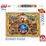 Schmidt Spiele Thomas Kinkade Studios: Mickey & Minnie, Puzzle Disney Dreams Collections
