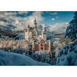 Schmidt Spiele Winterliches Schloss Neuschwanstein, Puzzle 1000 Teile