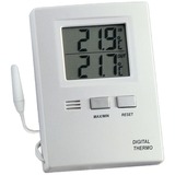TFA Digitales Innen-Außen-Thermometer 30.1012 weiß