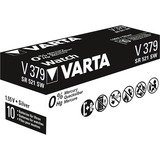 Varta Silberoxid-Knopfzelle 379, Batterie silber, 10 Stück