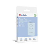 Verbatim Wireless Powerbank Charge 'n' Go 5.000mAh hellblau, Qi, PD 3.0, Quick Charge 3.0