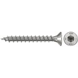 fischer Spanplattenschraube PowerFast II 3,0x12 Senkkopf TX 200 Stück, mit Vollgewinde, Edelstahl A2