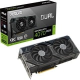 ASUS GeForce RTX 4070 SUPER DUAL OC, Grafikkarte DLSS 3, 3x DisplayPort, 1x HDMI 2.1