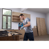 Bosch Professional Akku-Bohrhammer GBH 18V-18 X Professional solo, 18Volt blau/schwarz, ONECHUCK, ohne Akku und Ladegerät, in L-BOXX