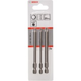 Bosch Schrauberbit-Set Extra Hard, 89mm, T20, T25, T30, Bit-Satz 3-teilig