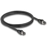 DeLOCK Netzwerkkabel RJ-45 Cat.8.1 S/FTP, bis 40 Gbps schwarz, 1 Meter