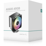 DeepCool AG600 ARGB, CPU-Kühler schwarz, 120 mm