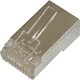 Digitus CAT.5 Modularstecker für Rundkabel, geschirmt, 100 Stück 