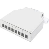 Digitus Hutschienen Spleißbox für 8 LC/DX Kupplungen 