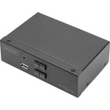 Digitus KVM Switch DisplayPort 2x1, KVM-Switch schwarz