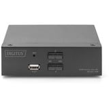 Digitus KVM Switch DisplayPort 2x1, KVM-Switch schwarz