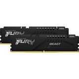 Kingston FURY DIMM 32 GB DDR5-6000 Kit, Arbeitsspeicher schwarz, KF560C40BBK2-32, FURY Beast, KF560C40BBK2-32, FURY Beast