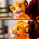 LEGO 43247 Disney Simba, Der junge König der Löwen, Konstruktionsspielzeug 