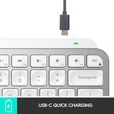 Logitech MX Keys Mini, Tastatur hellgrau/weiß, DE-Layout