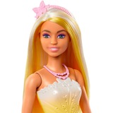 Mattel Barbie Royal-Puppe mit farbenfrohem Haar mit Strähnchen goldgelb, Rock mit Schmetterlingsmuster und Zubehör