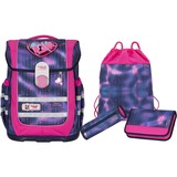 McNeill Ergo COMPLETE Pearl, Schulranzen lila/rosa, 4 teilig