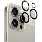 Nevox NEVOGLASS 3D Kameraschutzglas, Schutzfolie transparent/schwarz, iPhone 17