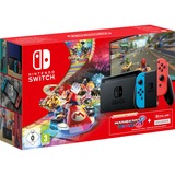 Nintendo Switch (neue Edition), Spielkonsole neon-rot/neon-blau, inkl. Mario Kart 8 Deluxe + 3 Monate Nintendo Switch Online