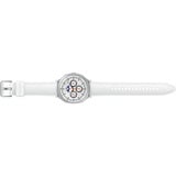 SAMSUNG Galaxy Watch8 Classic, Smartwatch weiß, 46mm, LTE, Hybrid-Armband