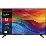 Telefunken D32F751X7CW, LED-Fernseher 80 cm (32 Zoll), schwarz, FullHD, Triple-Tuner, TiVo-Betriebssystem