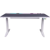 Thermaltake G700 RGB White Gaming Desk, Gaming-Tisch weiß, RGB-LED-Lichtleiste 16,8 Millionen Farben