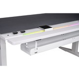 Thermaltake G700 RGB White Gaming Desk, Gaming-Tisch weiß, RGB-LED-Lichtleiste 16,8 Millionen Farben