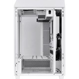 Thermaltake The Tower 500 Snow White, Tower-Gehäuse weiß, Tempered Glass