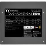 Thermaltake Toughpower GX3 850W, PC-Netzteil schwarz, 1x 12-Pin High Power GPU, 5x PCIe, 850 Watt