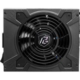ASRock Phantom Gaming  PG-1600G 1600W Gold, PC-Netzteil schwarz, 2x 12-Pin High Power GPU, 8x PCIe, Kabelmanagement, 1600 Watt