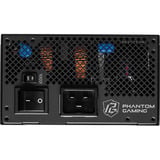 ASRock Phantom Gaming  PG-1600G 1600W Gold, PC-Netzteil schwarz, 2x 12-Pin High Power GPU, 8x PCIe, Kabelmanagement, 1600 Watt
