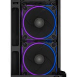 ASUS PRIME AP202 TG ARGB , Tower-Gehäuse schwarz, Tempered Glass x 2