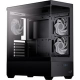 Aerocool P500D-G-BK-v1, Tower-Gehäuse schwarz, Tempered Glass x 2