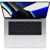 Apple MacBook Pro (16") 2021 CTO, Notebook silber, M1 Max 32-Core GPU, macOS Monterey, Deutsch, 120 Hz Display, 2 TB SSD