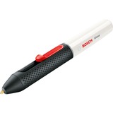 Bosch Akku-Heißklebestift Gluey Marshmallow, Heißklebepistole weiß/schwarz, inkl. 20 Klebesticks
