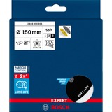 Bosch Expert Multiloch Universalstützteller, weich, Ø150mm, M8+5/16", Schleifteller schwarz, für Exzenterschleifer