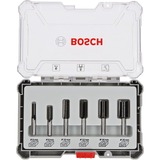 Bosch Nutfräser-Set, 6-teilig 8mm-Schaft