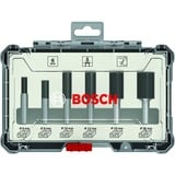 Bosch Nutfräser-Set, 6-teilig 8mm-Schaft
