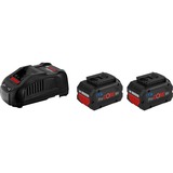 Bosch Starter-Set 2 x ProCORE18V 5.5Ah + GAL 1880 CV Professional schwarz, 2x Akku + Ladegerät